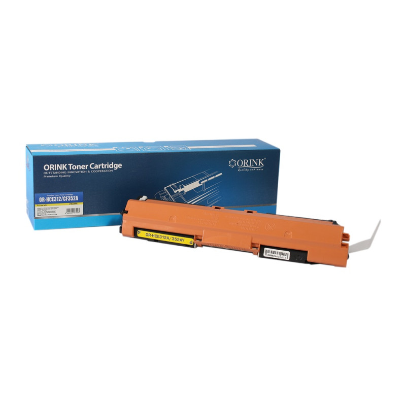 ORINK Toner do drukarek HP 130A 126A Color LaserJet Pro M176 / M177 / CP1025 / 100M175 | Yellow | 1000str.