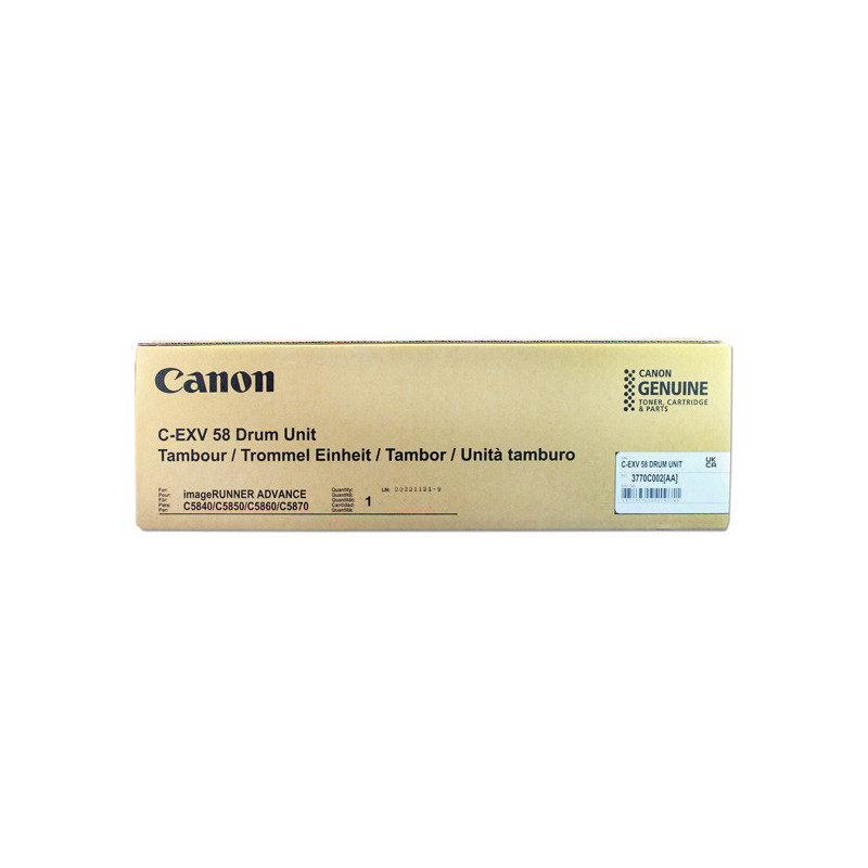 Canon oryginalny bęben C-EXV58 BK, 3770C002, black, 482000s