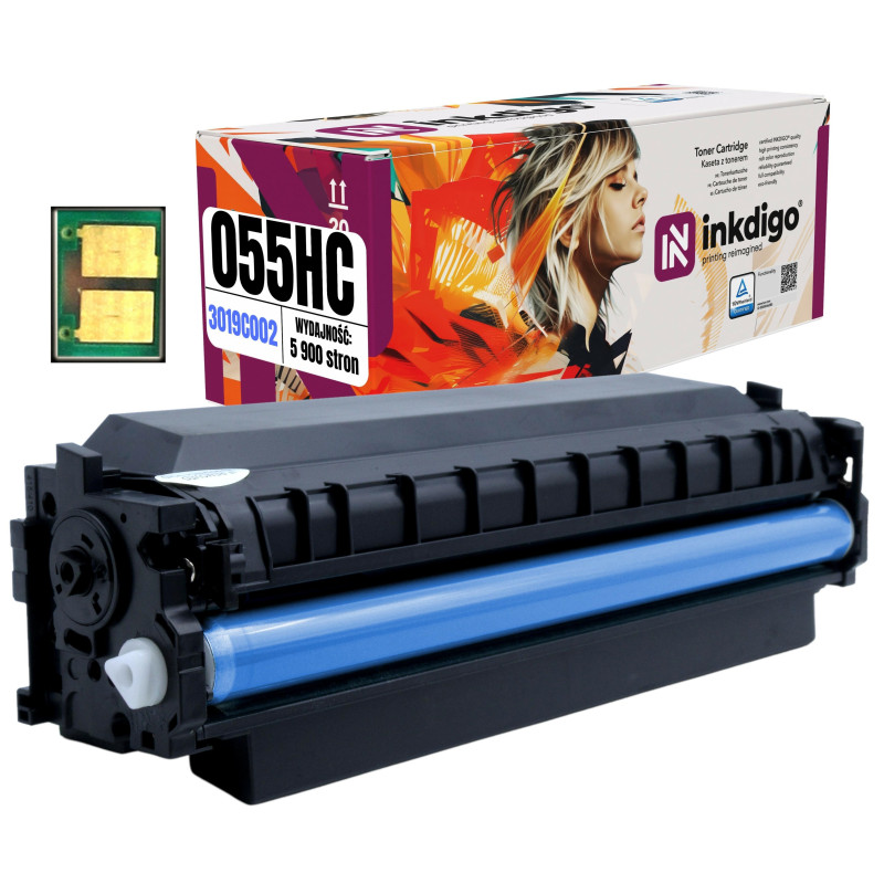 Toner INKDIGO do CANON CRG 055HC CY CHIP