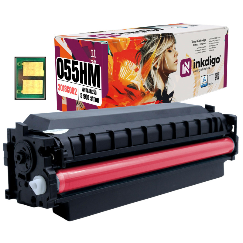 Toner INKDIGO do CANON CRG 055HM MA CHIP