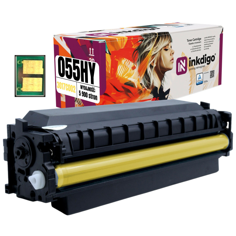 Toner INKDIGO do CANON CRG 055HY YE CHIP