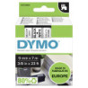 Dymo oryginalny taśma do drukarek etykiet, Dymo, 40913, S0720680, czarny druk/biały podkład, 7m, 9mm, D1