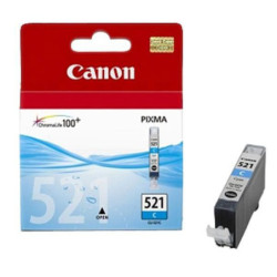 Canon oryginalny ink / tusz CLI-521 C, 2934B009, 2934B005, cyan, blister z ochroną, 505s, 9ml, EOL