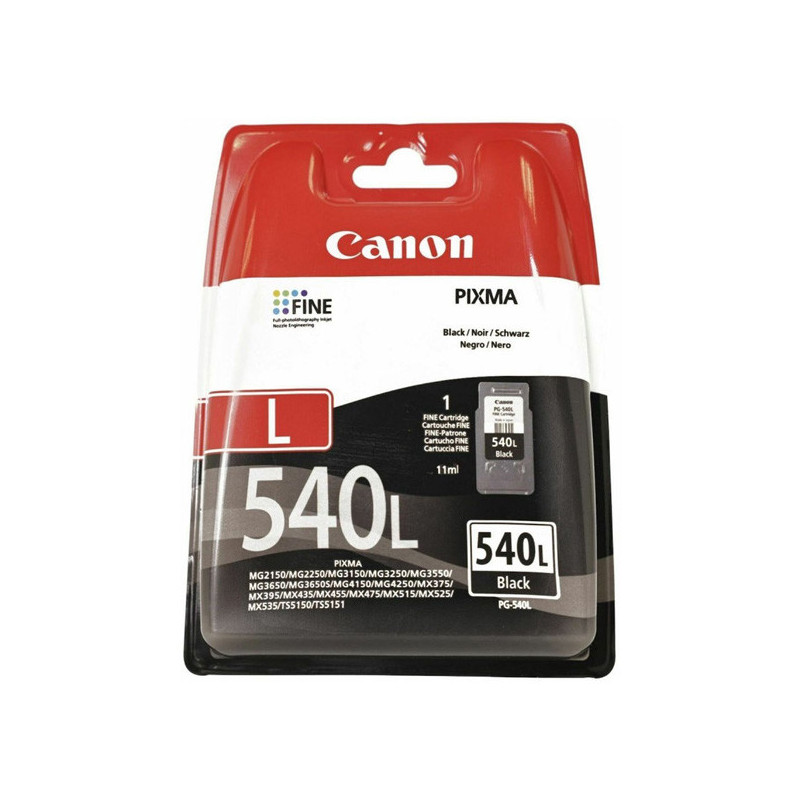 Canon oryginalny ink / tusz PG-540L, 5224B011, black, blister z ochroną, 300s, 11ml, EOL