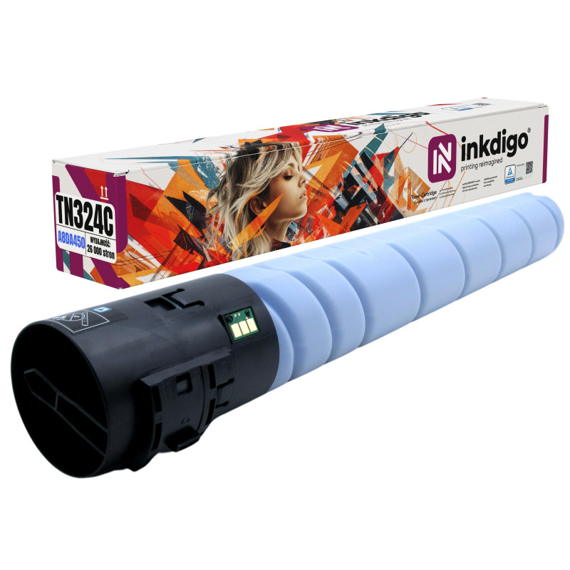 Toner INKDIGO do MINOLTA TN 324 Cyan P