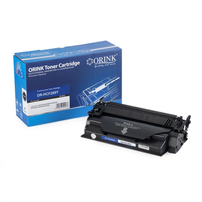 ORINK Toner CF289Y z chipem do drukarek  HP M507dn / MFP M528f / MFP M528d / M507x | Black | 20000str.