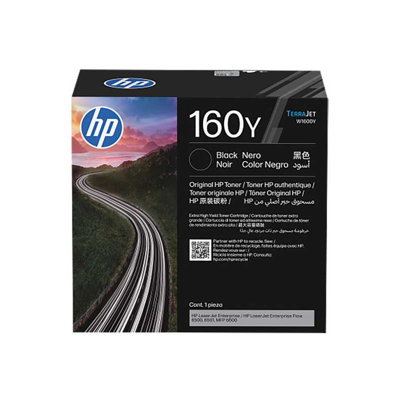 HP oryginalny toner W1600Y, HP160Y, black, 38000s