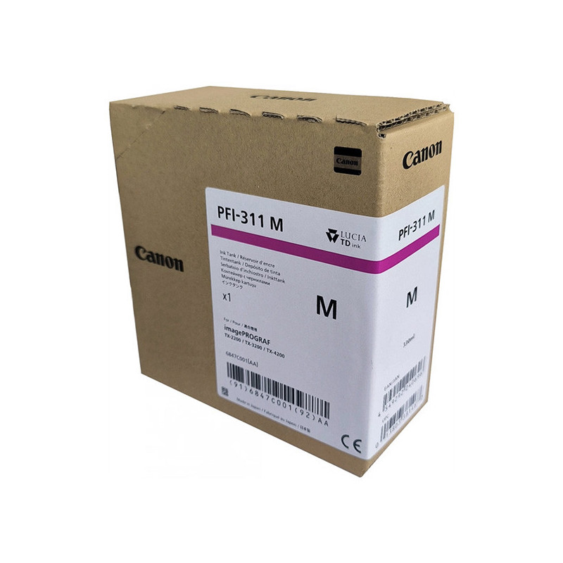 Canon oryginalny ink / tusz PFI-311 M, 6847C001, magenta, 330ml