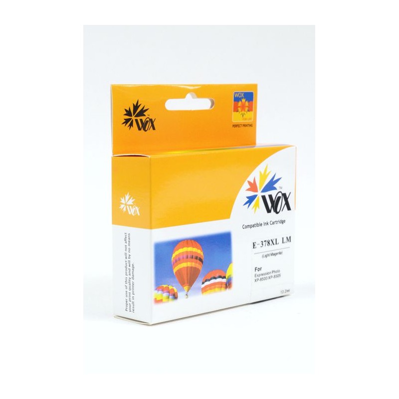 Tusz Wox Light Magenta EPSON 378XL zamiennik C13T37964010 (C13T37864010)