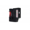 Taśma JetWorld Zamiennik Dymo D1 Czerwony na Przezroczystym 6mm x 7m  LM100, LM100+, LM200, LM300, LM400, LM420P, LM350, LM350D,