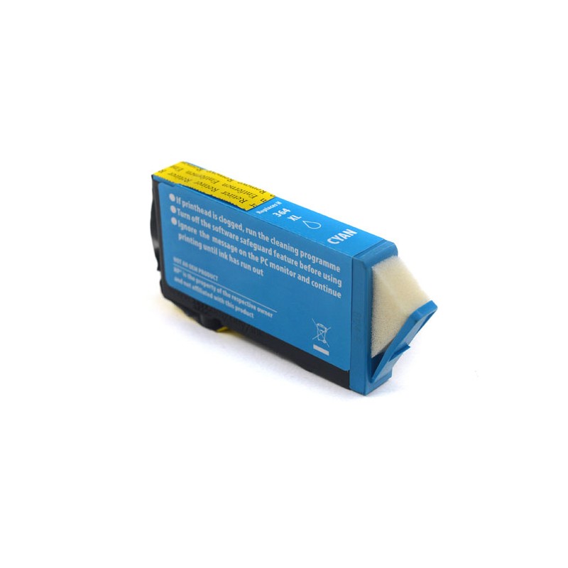 Tusz JetWorld  Cyan HP 364XL (wskazują poziom tuszu - chip SCC) zamiennik refabrykowany CB323EE
