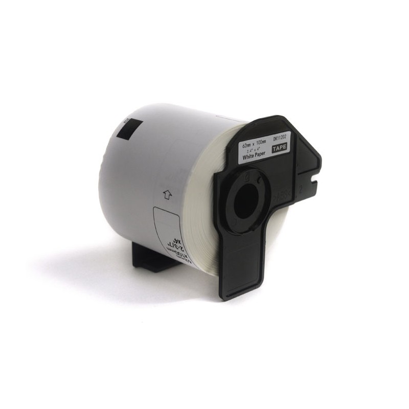 Etykiety JetWorld Zamiennik Brother DK Czarny na Białym 62mm*100mm*300 szt. DK11202, DK-11202, DK11.202