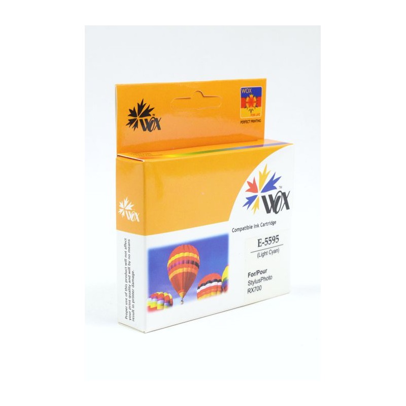 Tusz Wox Light Cyan EPSON T5595 zamiennik C13T559540 (C13T559540)