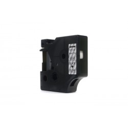 Taśma JetWorld Zamiennik Dymo D1 Czarny na Przezroczystym 9mm x 7m  LM100, LM100Plus, LM100Series, LM120P, LM280, LM300, LM350, 