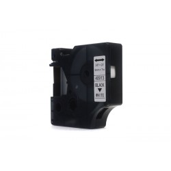 Taśma JetWorld Zamiennik Dymo D1 Czarny na Białym 9mm x 7m  LM100, LM100Plus, LM100Series, LM120P, LM280, LM300, LM350, LM350D, 