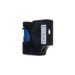 Taśma JetWorld Zamiennik Dymo D1 Niebieski na Białym 9mm x 7m  LM100, LM100Plus, LM100Series, LM120P, LM280, LM300, LM350, LM350