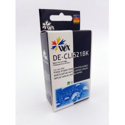 Tusz Wox Black Canon CLI 521BK z chipem zamiennik CLI-521BK